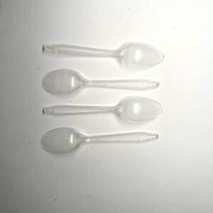 Mini cuchara Envaica Transparente Paquete 25 Unidades