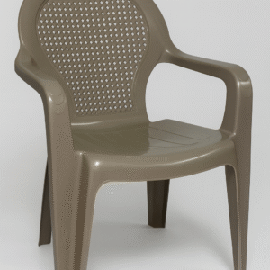 Silla Olimpia con Brazo Color Cocoa Unidad