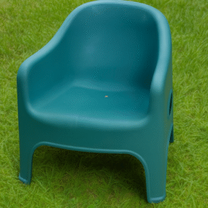 Sofá Plastico con respaldo color Verde Unidad